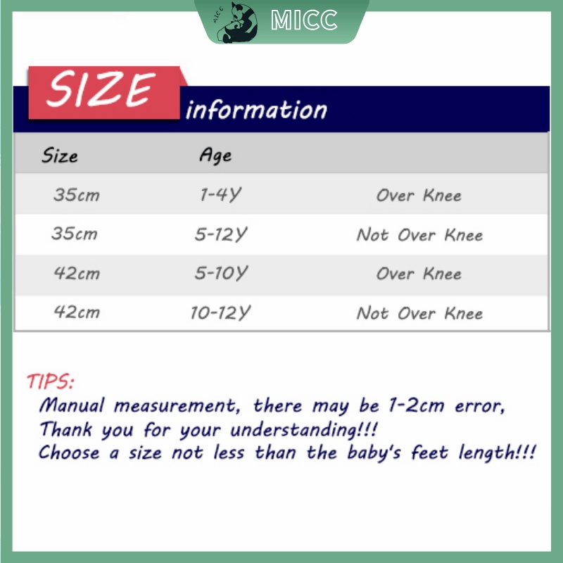 vớ của cô gái Vớ cotton dài 35cm 42CM thoáng khí dễ thương cho bé gái