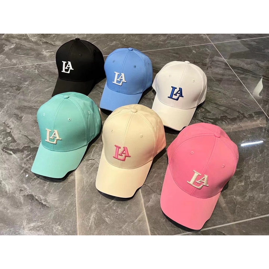 Nón lưỡi trai, mũ lưỡi trai thêu chữ L.A phong cách Hàn Quốc, phom dáng unisex thời trang năng động