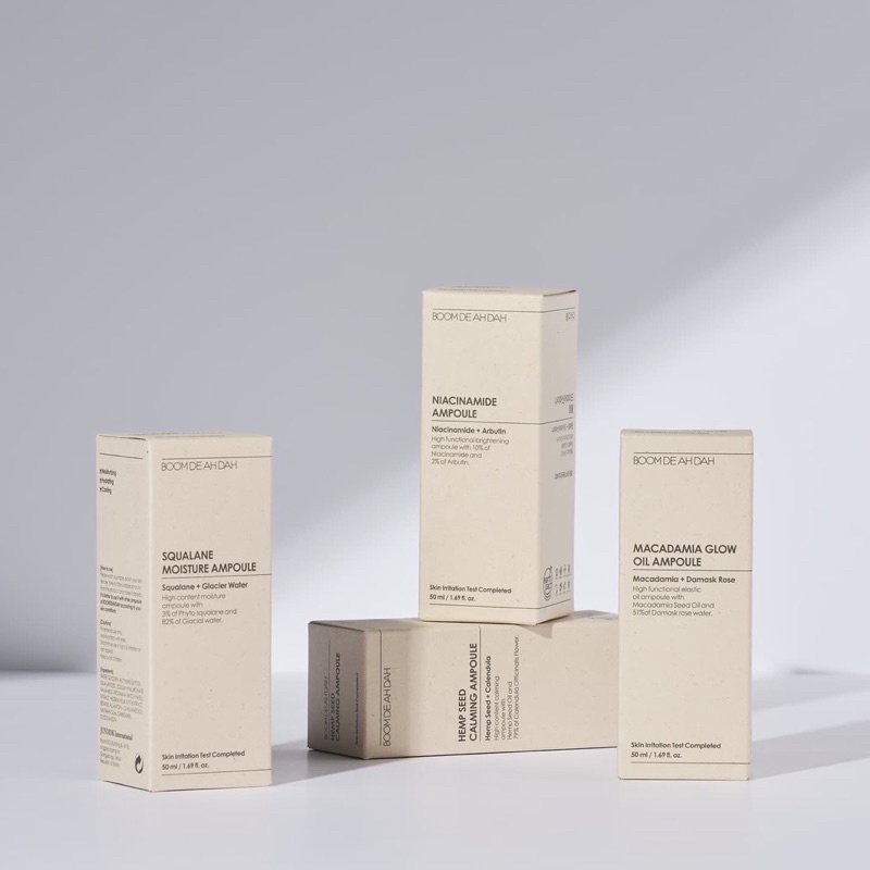 Serum Dưỡng Trắng Căng Bóng Da Boom De Ah Dah Niacinamide 10% + Arbutin 2% Ampoule 50ml