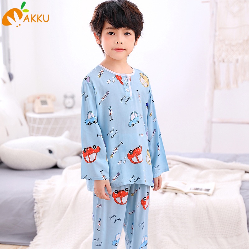 đồ ngủ cho bé gái đồ ngủ trẻ em ngủ trẻ em áo choàngàng hình dễ thương quần áo hoạt hình AKKU