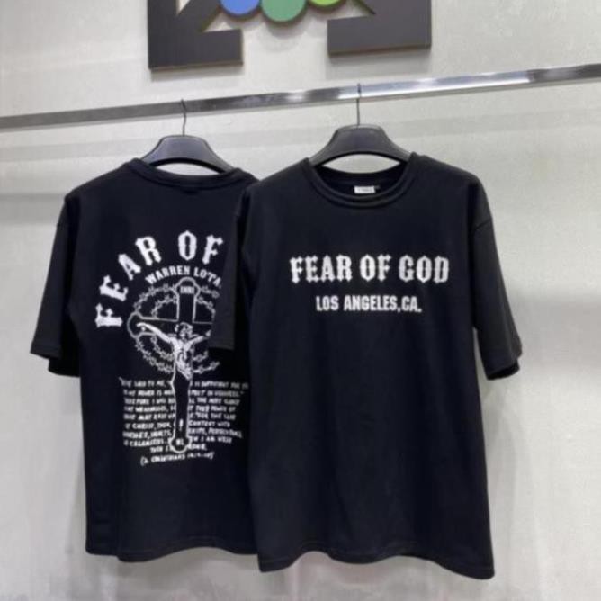 1hitshop Áo thun FOG Fear of God NBA Jesu, áo thun fear of god thánh giá unisex như hình cực đẹp
