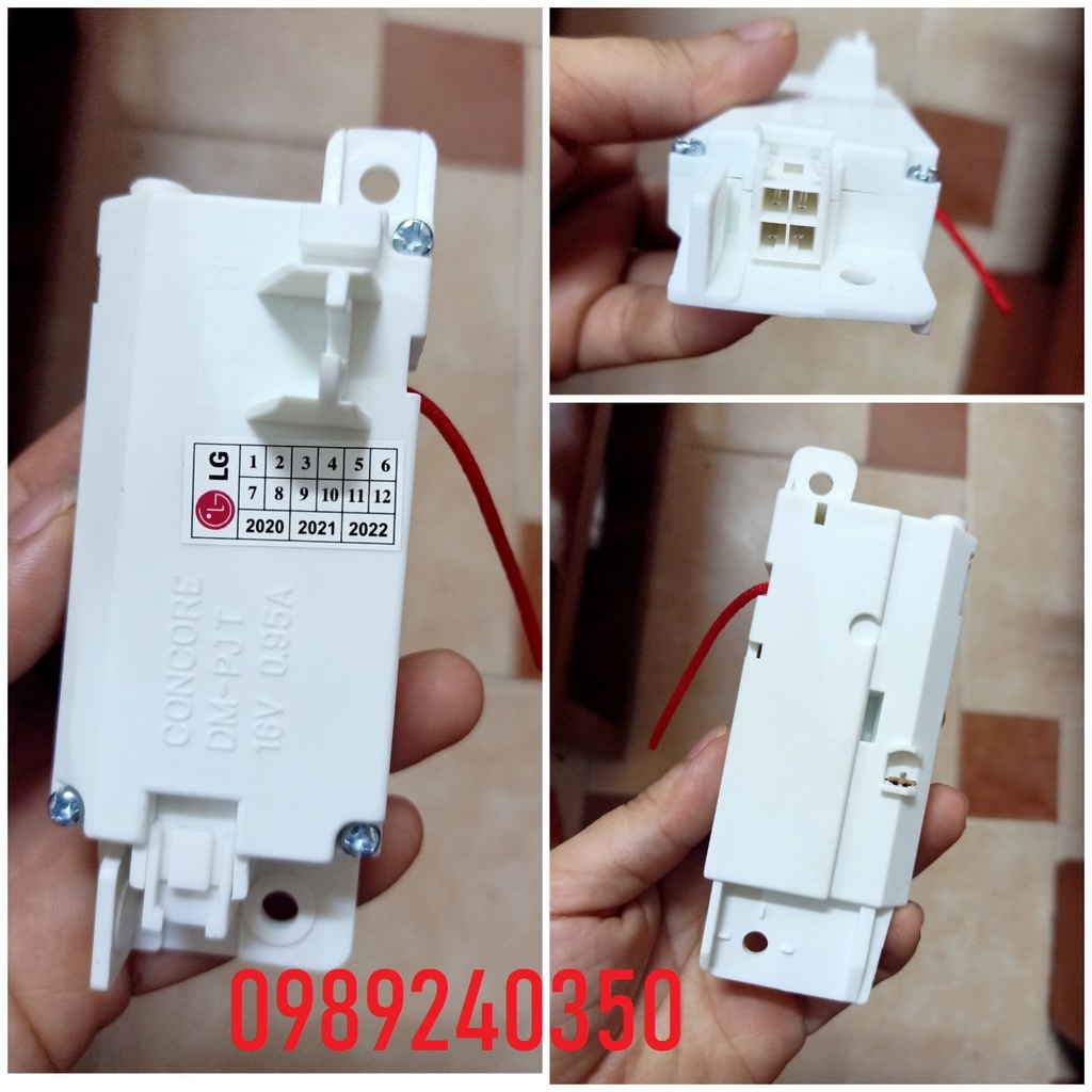 Công tắc khóa cửa máy giặt LG 12kg T2312DSAV lồng đứng cửa trên