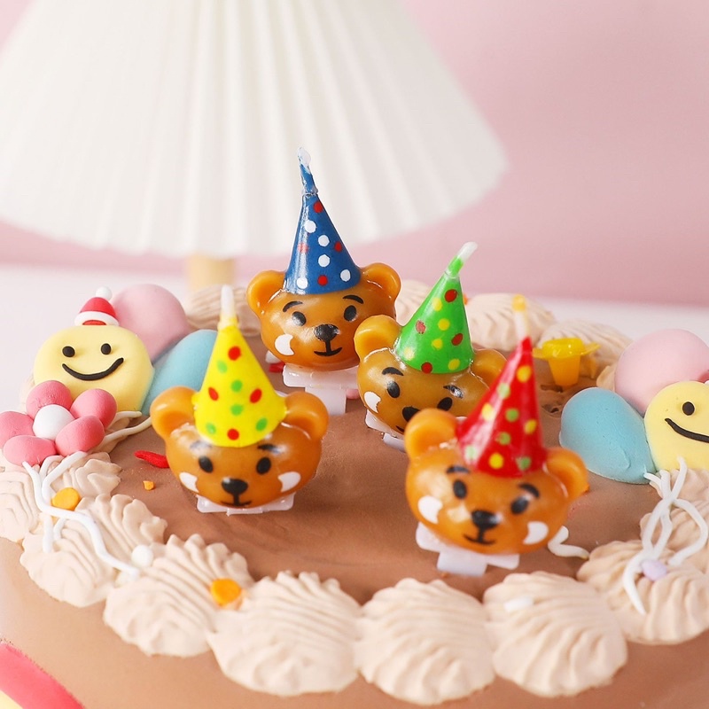 Nến Chú Hề Nến Mặt Cười Đội Mũ Trang Trí Bánh Kem Ngộ Nghĩnh - Yori Party