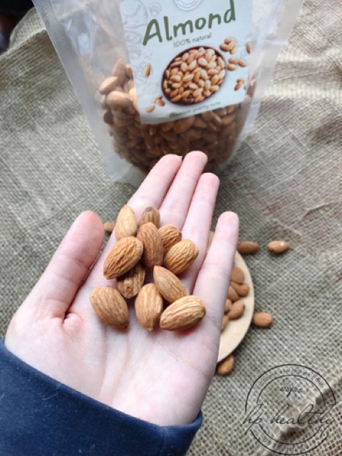 500G HẠT HẠNH NHÂN MỸ SẤY CHÍN NGUYÊN VỊ HP HEALTHY GIÒN NGON | BigBuy360 - bigbuy360.vn