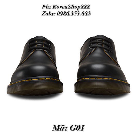 [Hạ Giá]  Giày Dr Marten 1461 Da Bò Thái Lan Mã G01 (ảnh thật cuối)