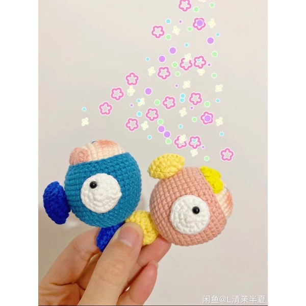 Móc khoá hình em bé cá handmade 🐠