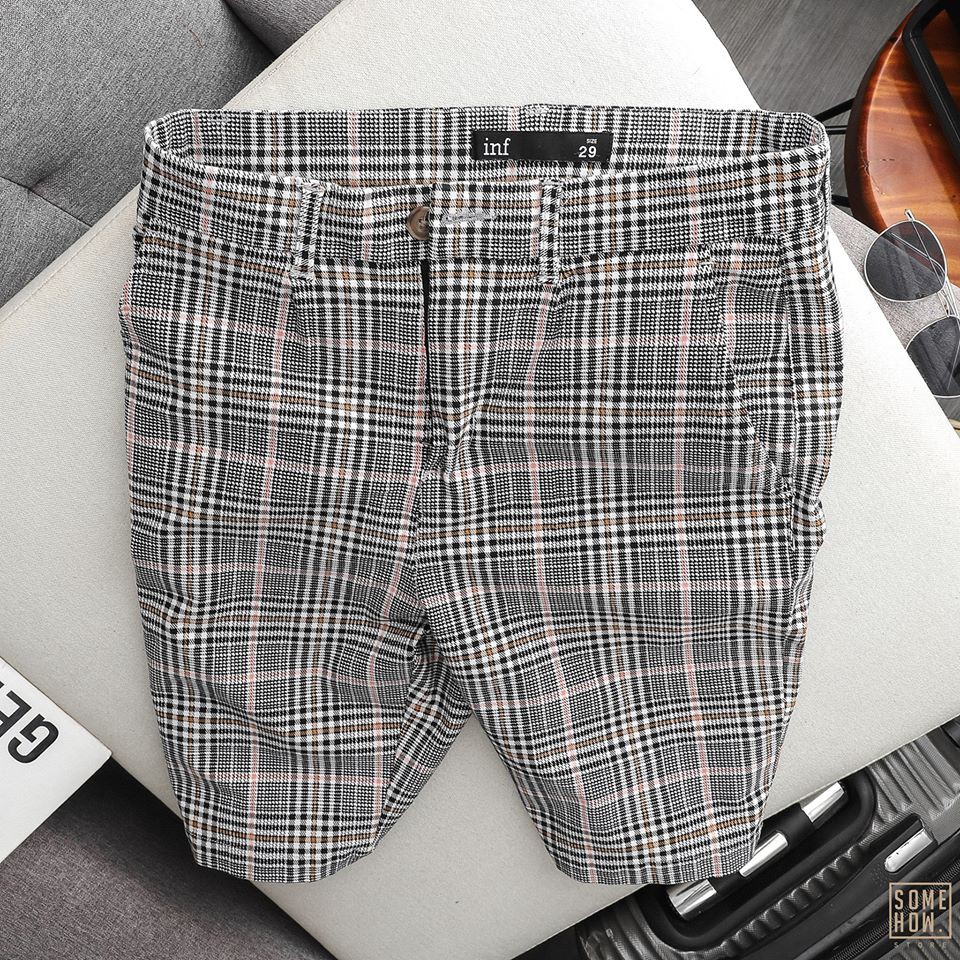 Quần Đùi Kaki Nam INF Họa Tiết 4 Màu, Chất Vải Kaki Dày Dặn QD005131, SOMEHOW