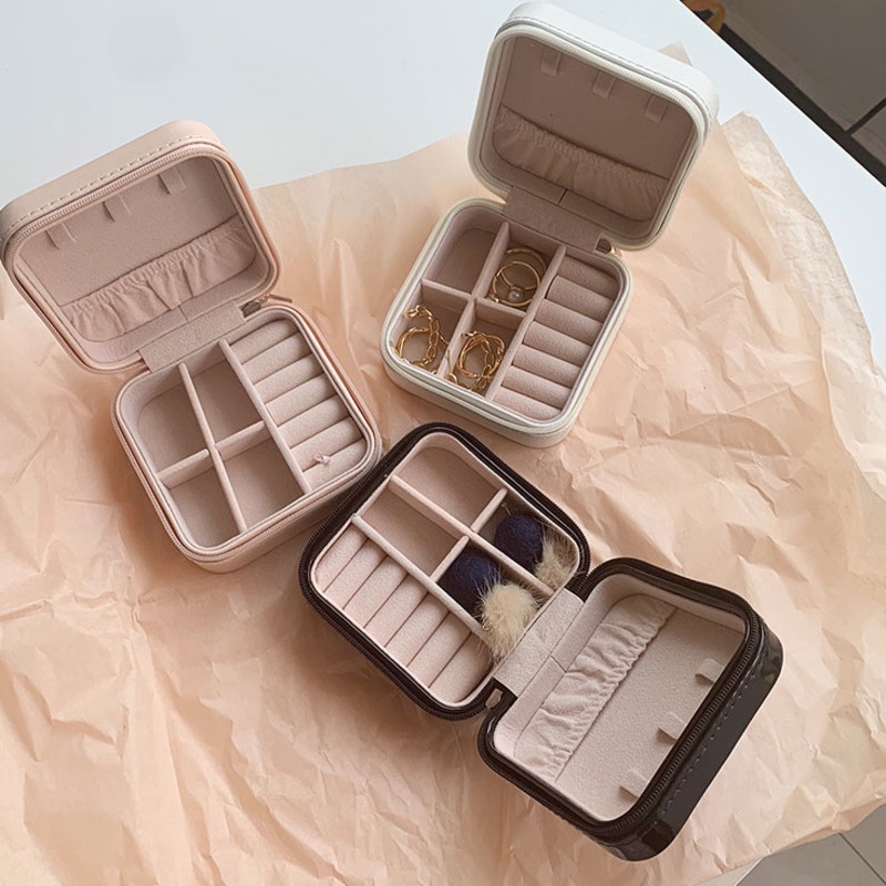 Hộp đựng trang sức phong cách Hàn Quốc đơn giản tinh tế 19398