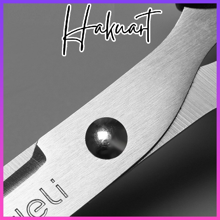 Kéo Deli Cắt Giấy Văn Phòng Tiện Lợi Lưỡi Sắc Bén - Họa Cụ Hakuart