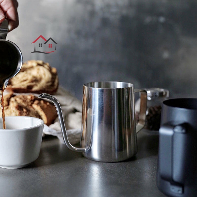 HYP Stainless Steel Long Spout Drip Kettle Narrow Gooseneck Hand Pour Over Coffee Pot  @VN