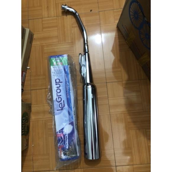 Ống Xả Super Dày Đẹp Xe Wave Alpha 50, Wave Alpha 100, Wave ZX, Wave Thái 110