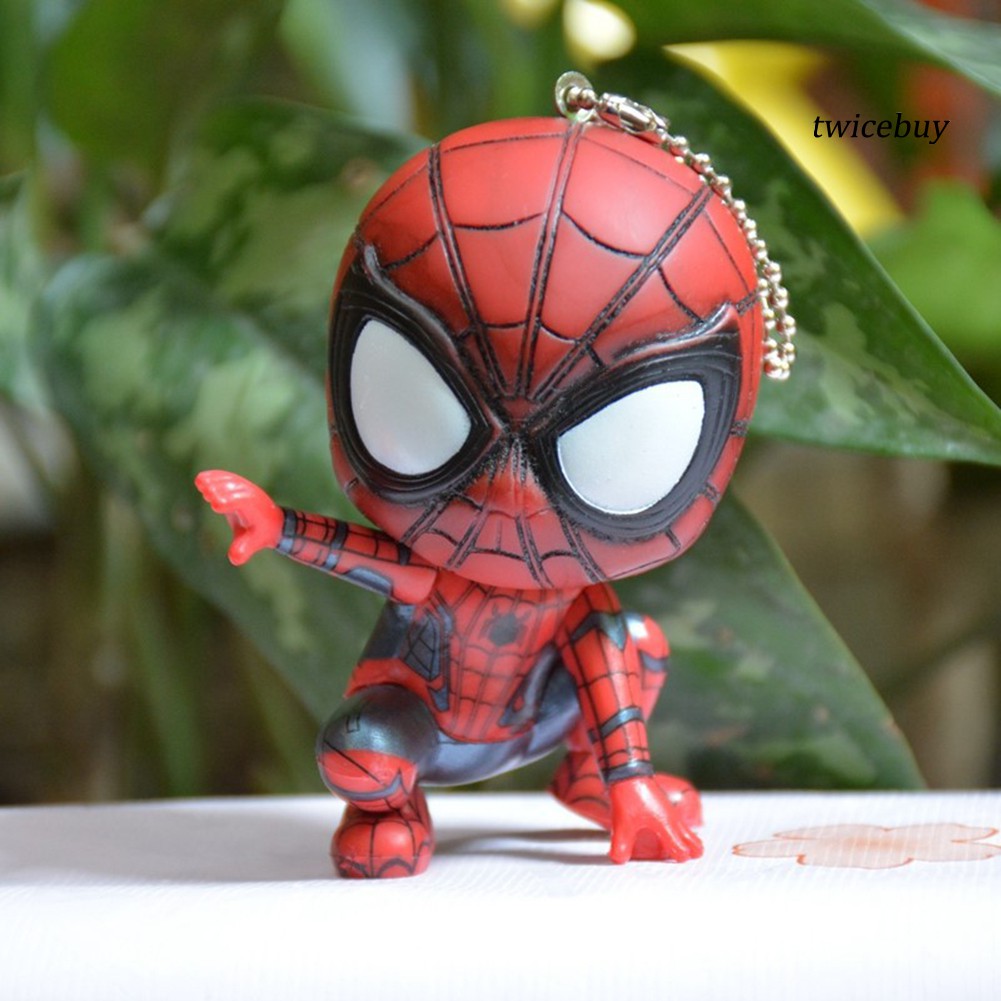 Móc Khóa Người Nhện Mini Dễ Thương