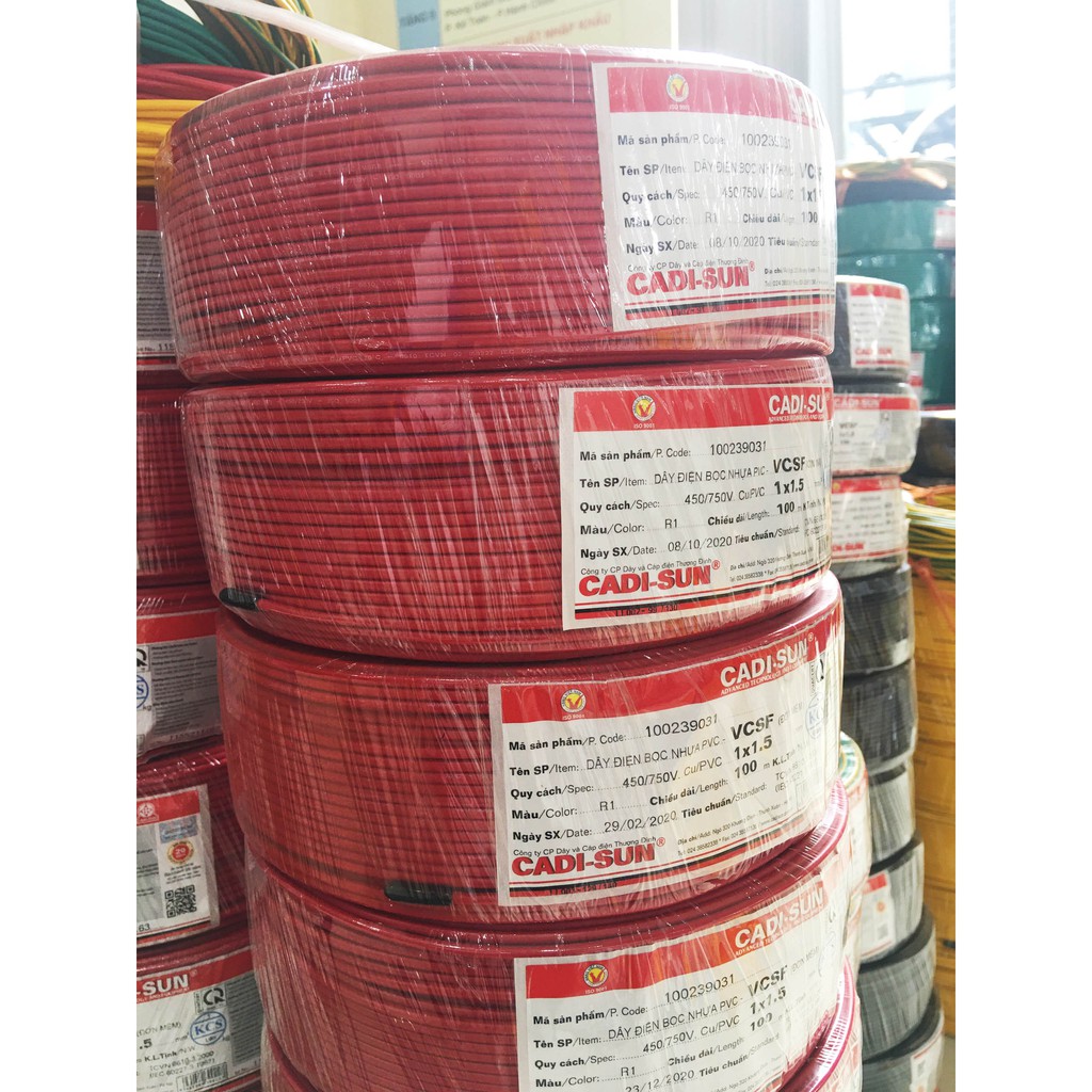 DÂY ĐIỆN ĐÔI Cadisun VCTFK 0.75MM; 1.5MM