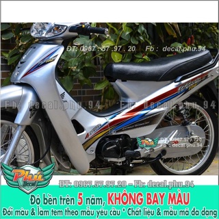 Tem rời Wave nhỏ bạc (H) -1