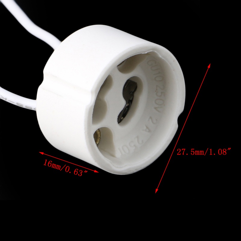 ✿ Giá Đỡ Bóng Đèn LED Halogen GU10 Bằng Sứ Tiện Dụng