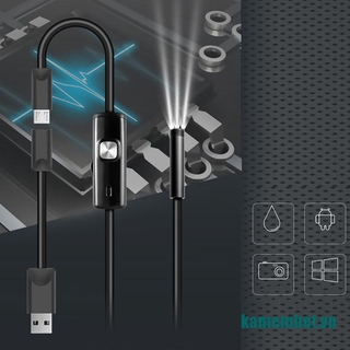 Camera Nội Soi 7mm 1-10m Cổng Micro USB + USB Cho Máy Tính Android