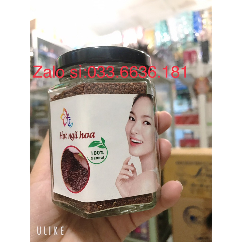 HẠT NGỦ HOA  ĐẮP DƯỠNG DA MẶT TRẮNG SÁNG DA ,GIẢM MỤN HỦ 150G