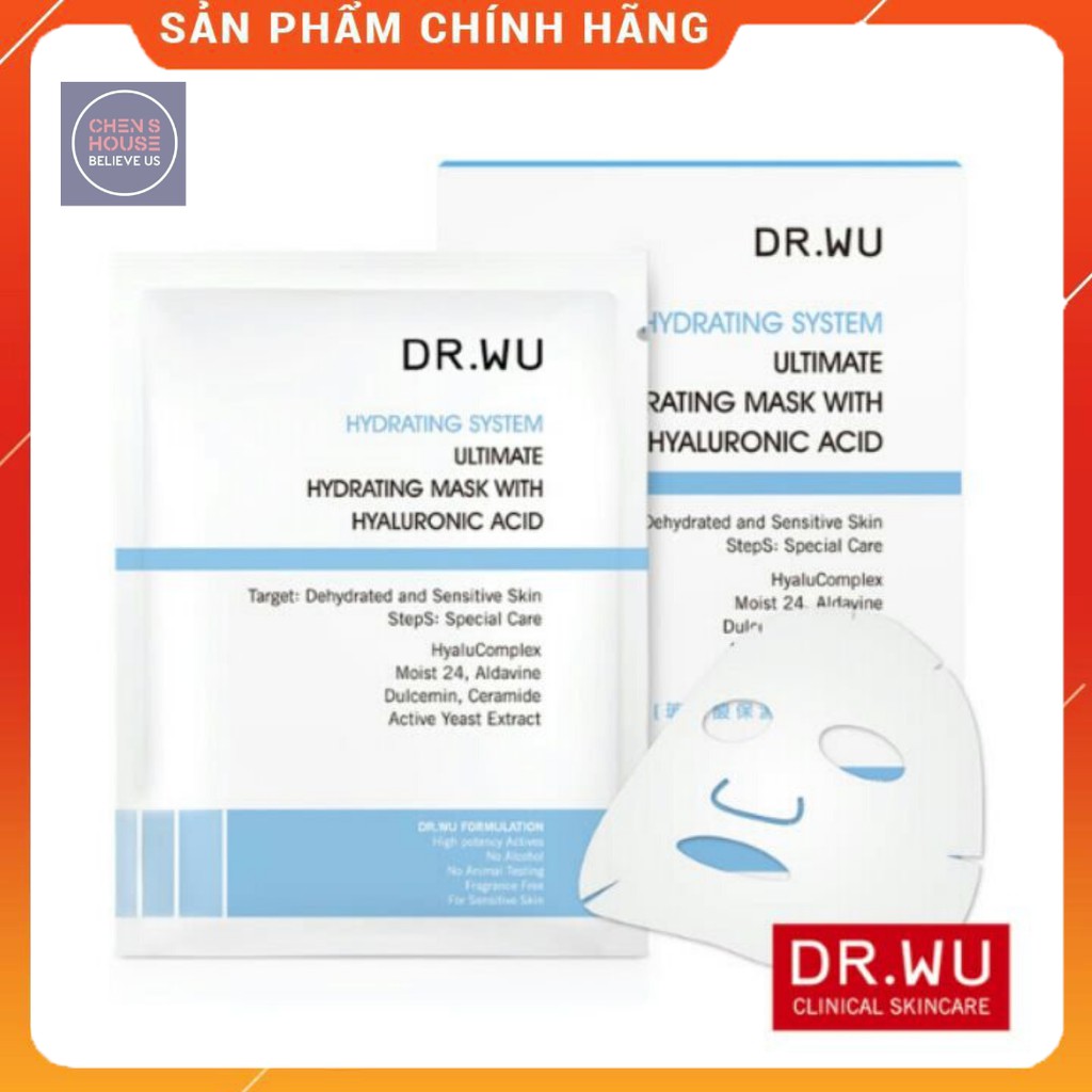 Mặt nạ DR.WU Hydrating Mask with Hyaluronic Acid