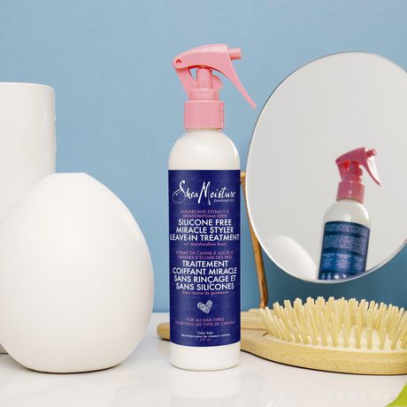 Bill US - Xịt tóc SheaMoisture Shea Moisture Silicone Free Miracle Styler Leave-In Treatment 237ml