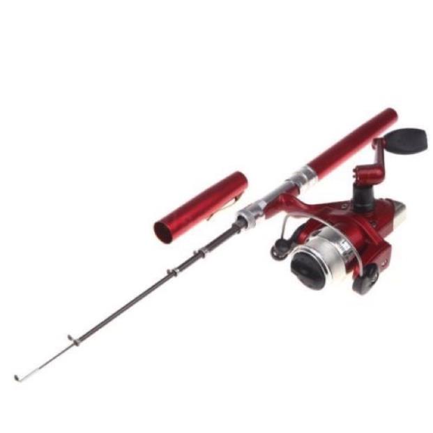Bộ cần câu bút máy đứng hàng loại 1 cần dài 1m6 tải 6kg phụ kiện 9 món y hình nhét cốp xe máy bộ y hình cần cực khoẻ