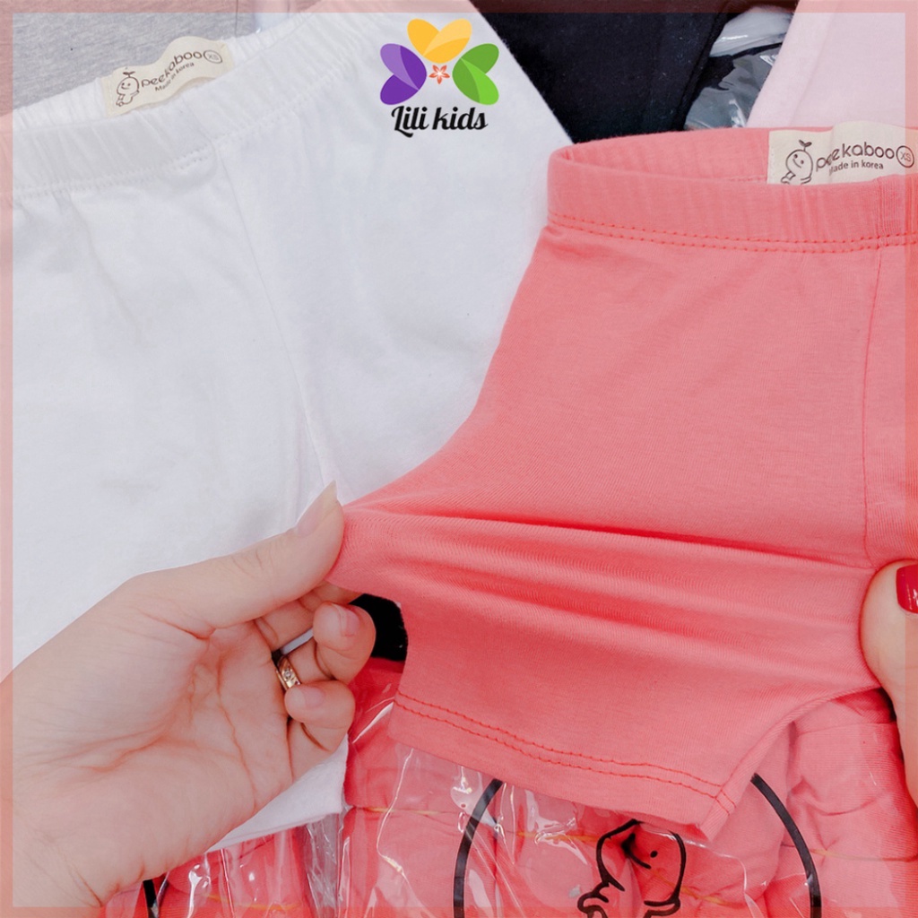 Quần Legging Đùi Mùa Hè Tiện Lợi LILIKIDS Cho Bé Gái QC12