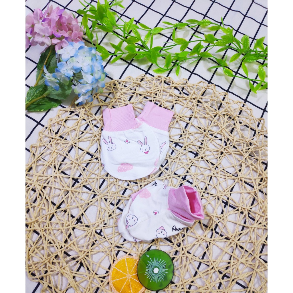 Xả kho sét bao chân bao tay chất sợi tre Avaler cho bé