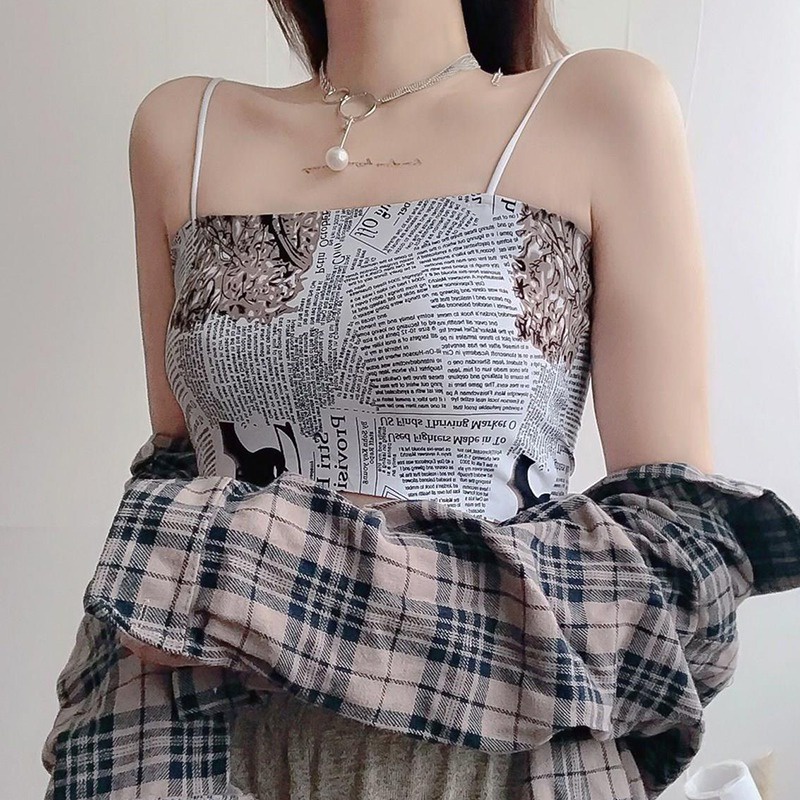 Áo Ống Không Dây In Họa Tiết Thời Trang Quyến Rũ Cho Nữ