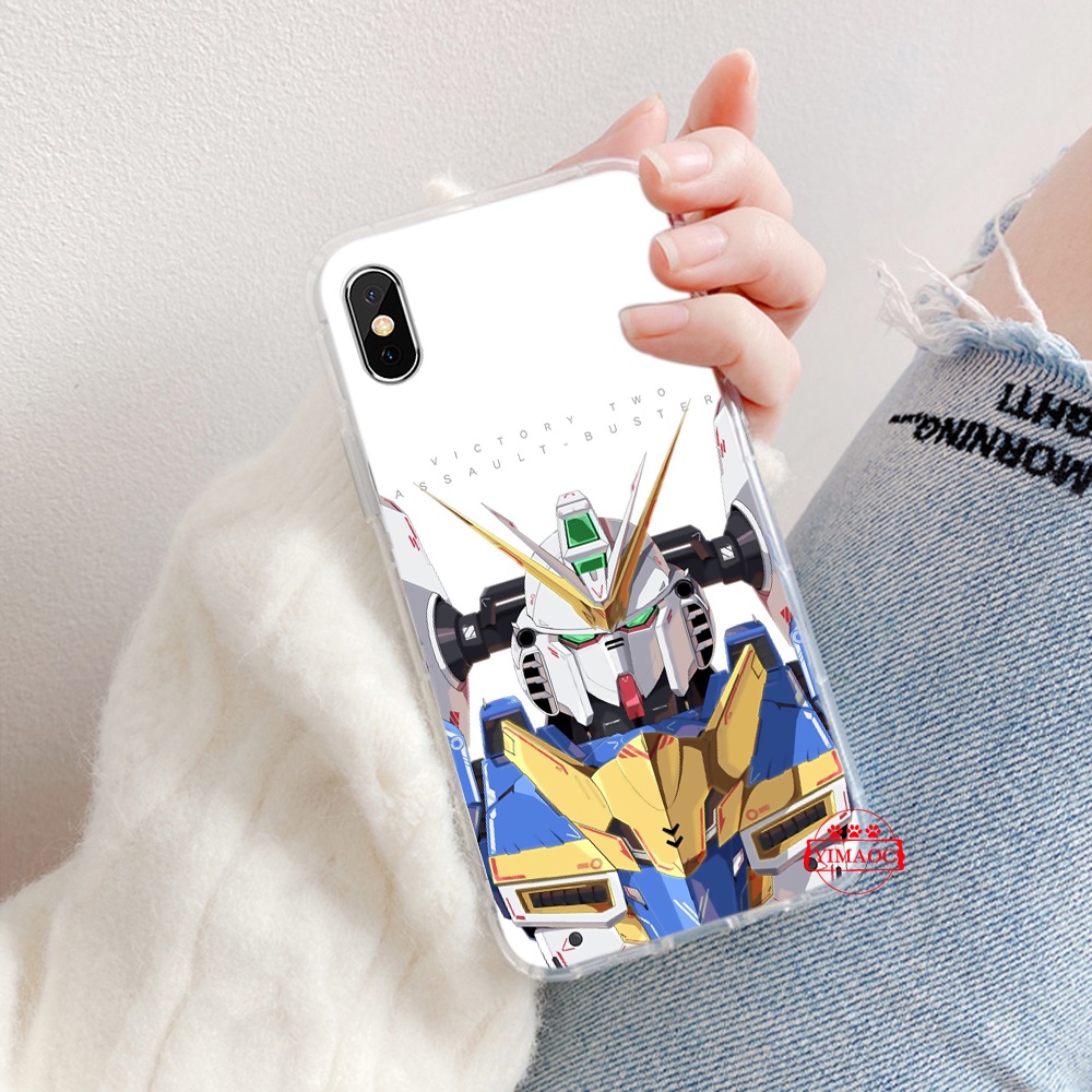 Ốp Điện Thoại Mềm Trong Suốt Hình gundam Số 24ty Cho iphone 5 5s se 2020 6 6s 7 8 plus x