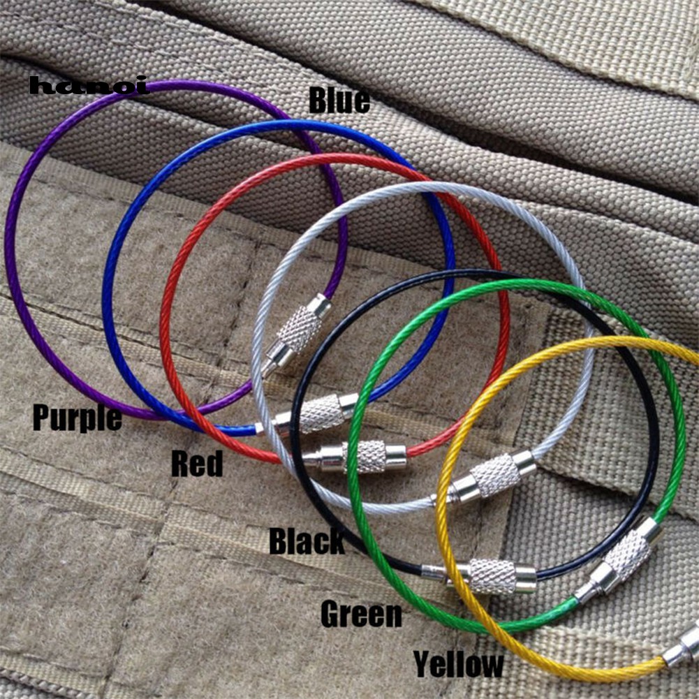 Set 5 / 10 Dây Thép Nối Móc Khóa Bền Bỉ Tiện Dụng