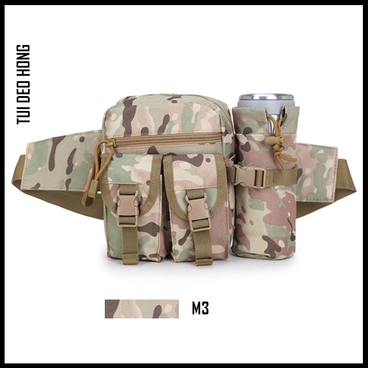 Túi Đeo Hông - Đeo Bụng Chiến Thuật Du Lịch, Thể Thao Đi Phượt Dã Ngoại Chống nước