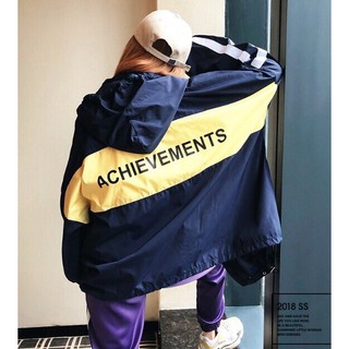Áo khoác dù hai lớp oversize