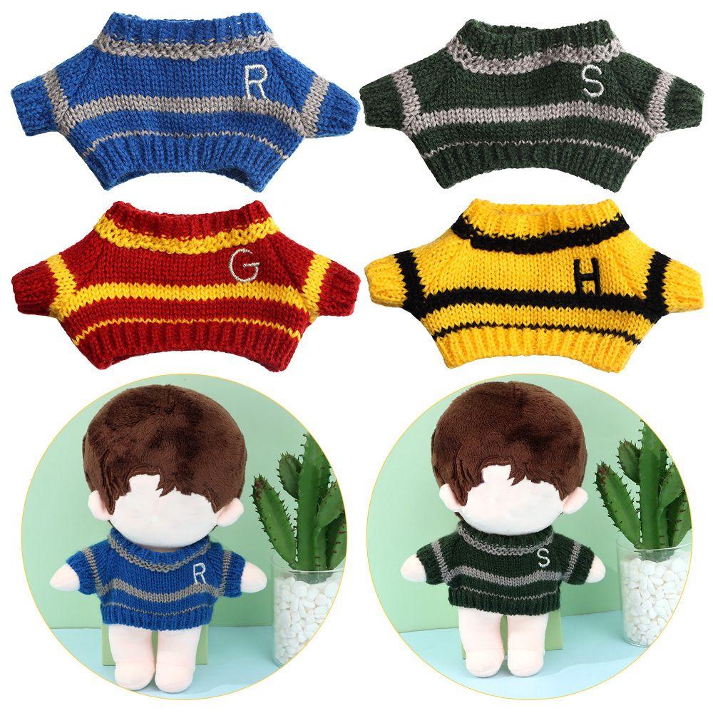 SUSANS for 20cm Plush Dolls Doll Sweater Doll Supplies Doll's Clothing Knitted Clothing Accessories Kids Toy DIY Handmade Knit Wear/Multicolor