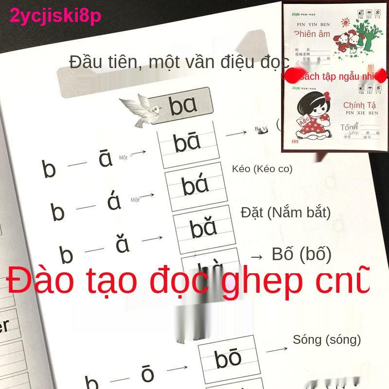 Học sinh tiểu lớp 1 Luyện đọc phiên âm Hán Việt Bài tập Việt, nhận biết tổng thể các đọc, tạo tác của trẻ em