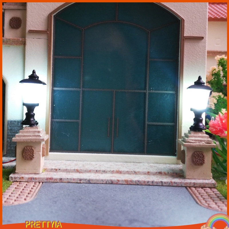 Set 10 Đèn Led 1: 100 1.9cm Dùng Để Trang Trí Tiểu Cảnh / Sân Vườn