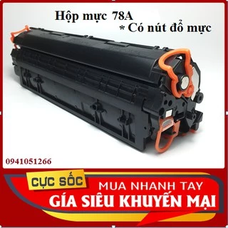 Hộp mực 78A 📌 CÓ NÚT ĐỔ MỰC 📌 DỄ DÀNG NẠP LẠI MỰC 📌 PRO P1606DN, P1566, M1536DNF (SERIES)