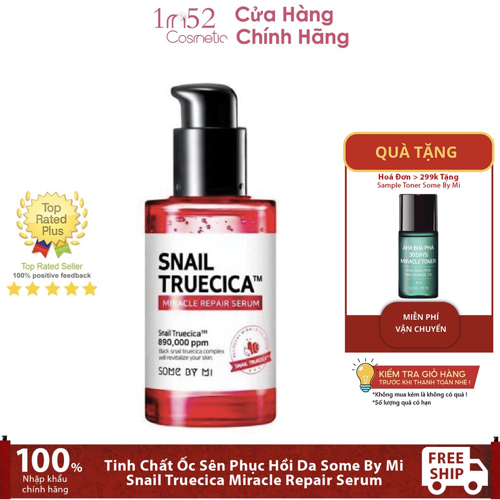 [Chính Hãng] Tinh Chất Ốc Sên Phục Hồi Da Some By Mi Snail Truecica Miracle Repair Serum