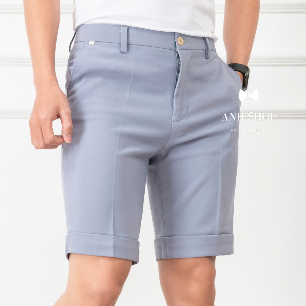Quần đen nam ống ngắn cao cấp, vải âu cao cấp co giãn 4 chiều (có thêm nhiều màu chọn lựa) | BigBuy360 - bigbuy360.vn