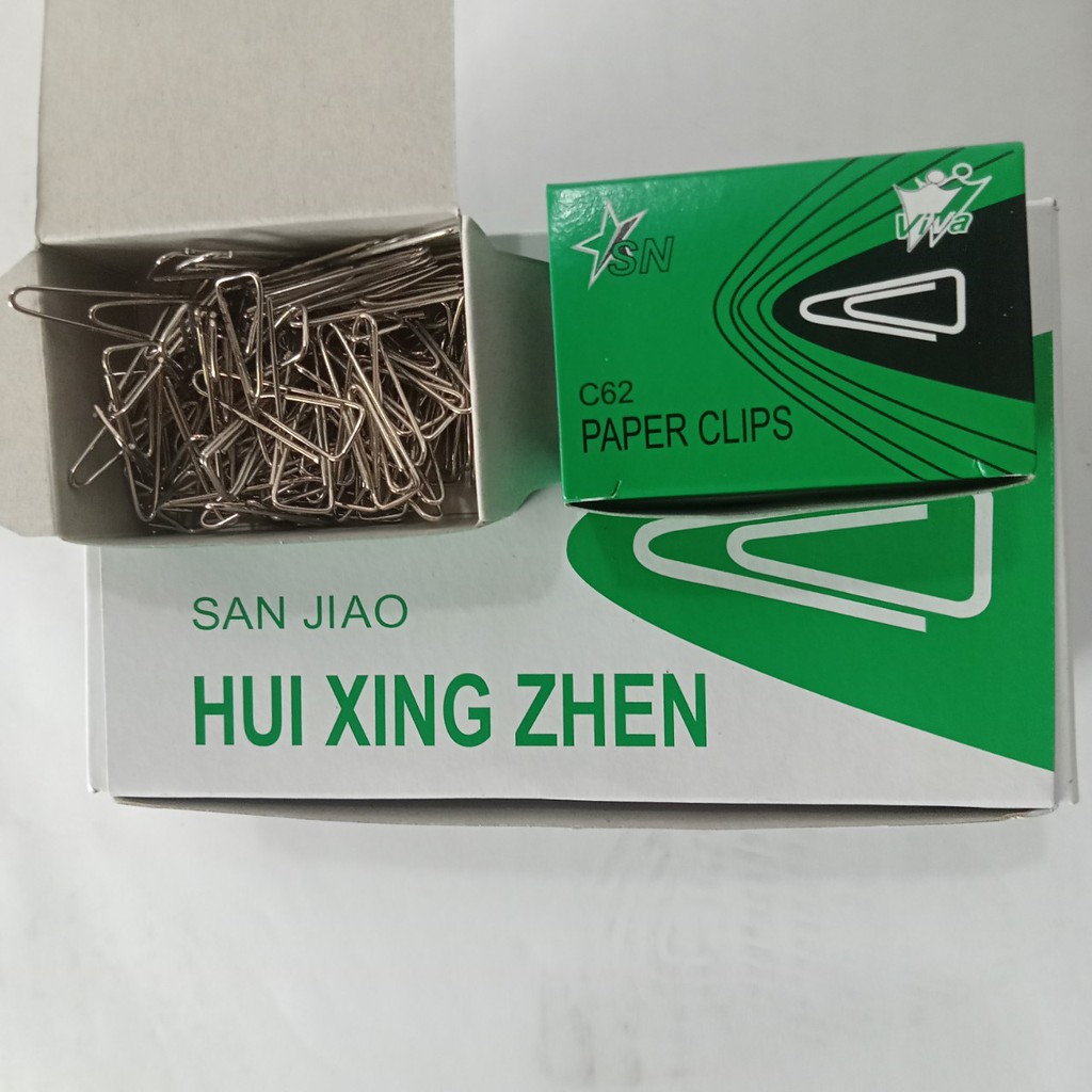 Ghim Cài Tam Giác  C62 100c/hộp Nhỏ. 10hộp Nhỏ/Hộp To Nhỏ Gọn Tiện Lợi