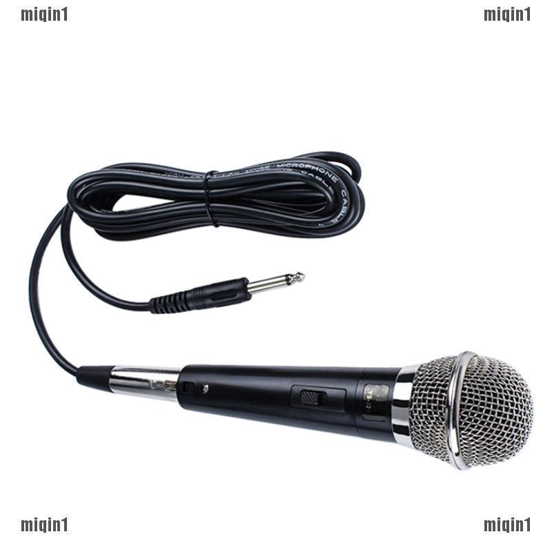 Mic cầm tay có dây chát lượng cao kèm phụ kiện tiện dụng hát karaoke