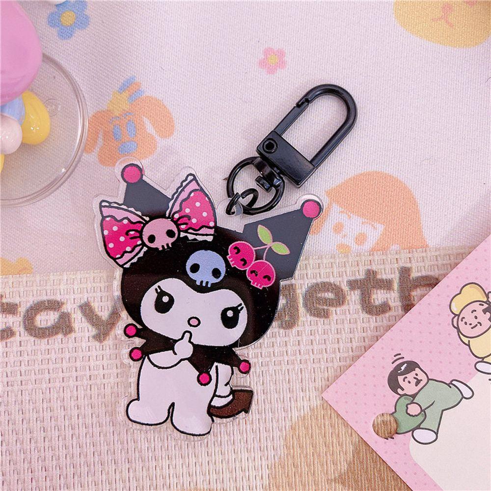 Móc Chìa Khóa Hình Nơ Bằng Acrylic Dễ Thương Dành Cho Nam Nữ