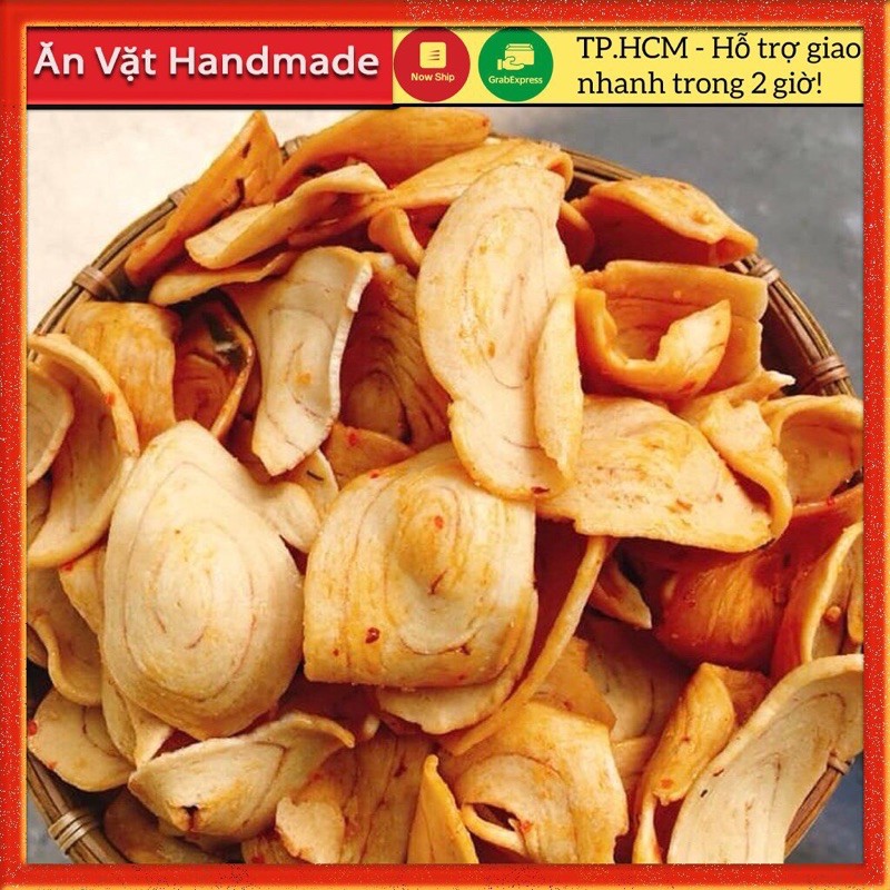 Bánh tai heo sốt mắm túi 100gram, Đồ ăn vặt Sài Gòn