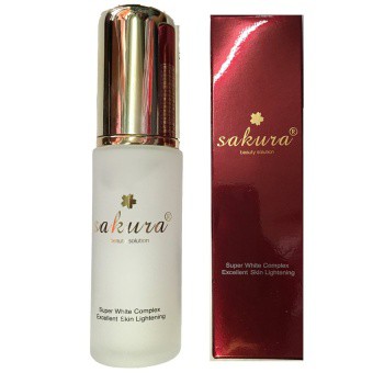 Tinh Chất Dưỡng Trắng Da Chống Lão Hóa Ngày Đêm Sakura Super White Complex Excellent Skin Lightening