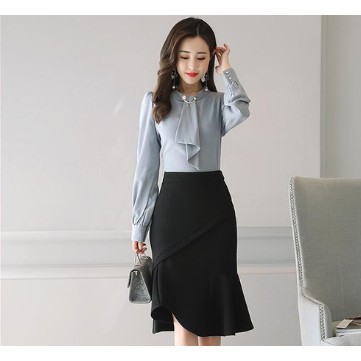 Chân váy công sở đuôi cá cách điệu