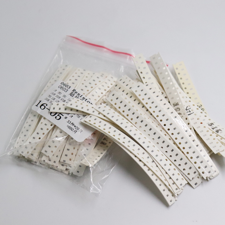 Set 660 Linh Kiện Điện Trở 0603 Smd 1ohm-1m Ohm 1% Chuyên Dụng | BigBuy360 - bigbuy360.vn