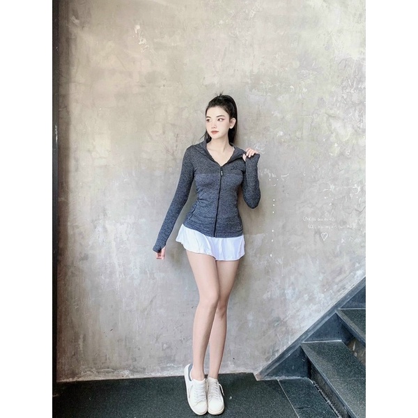 Áo khoác dệt mới MS17 gym,thể thao,yoga