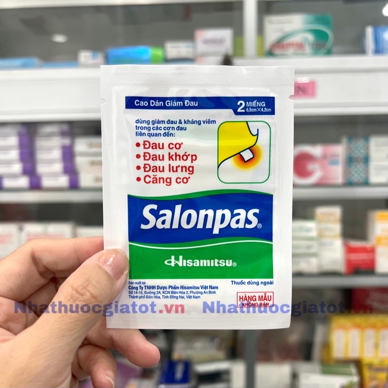 Salonpas Túi Dùng Thử (2 Miếng)