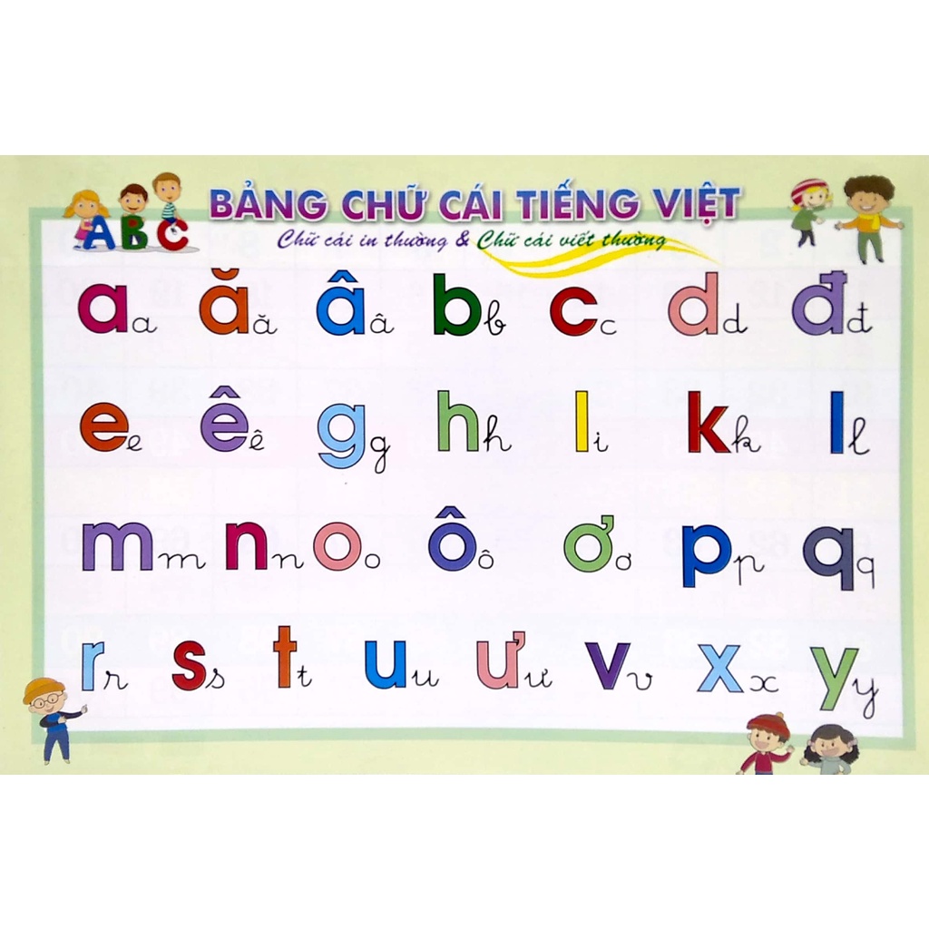 Sách Bảng Chữ Cái Và Số