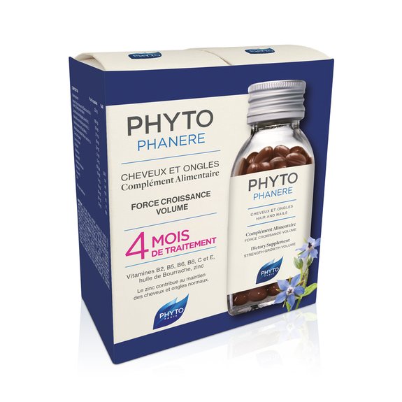 Viên uống PHYTO Phanere hỗ trợ mọc tóc, dưỡng móng - hộp 120v Phytophanere