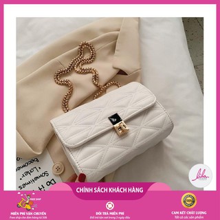 💝freeship từ 50k💝, túi đeo chéo nữ khóa xoay cao cấp, phong cách hàn 2021 tx088