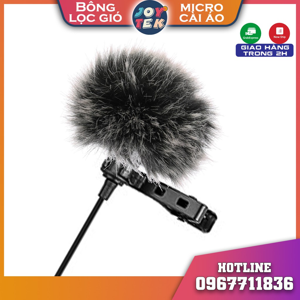 Lọc gió giảm ồn cho micro cài áo Boya M1 và boya M1 pro và cho mic cài áo khác